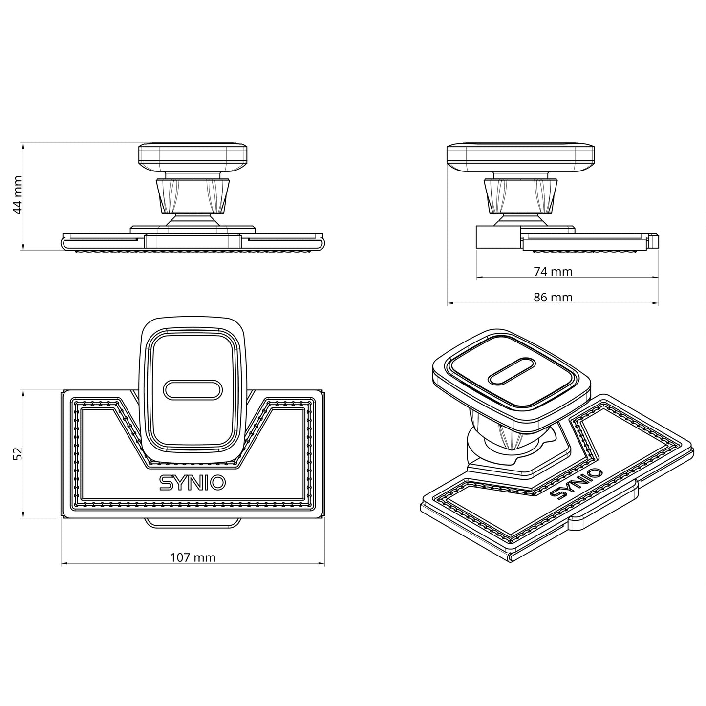 Synio Magnetic Attachment Paramotoring & Paragliding
