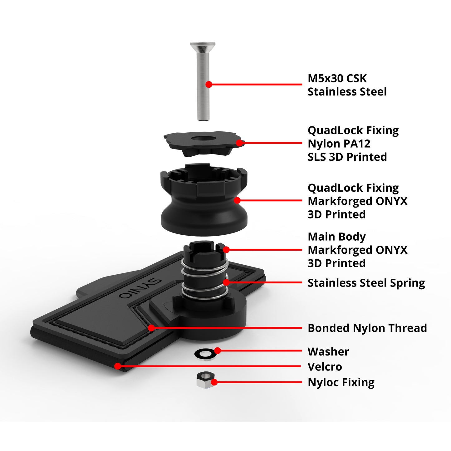 Quad Lock Paramotoring & Paragliding Attachment